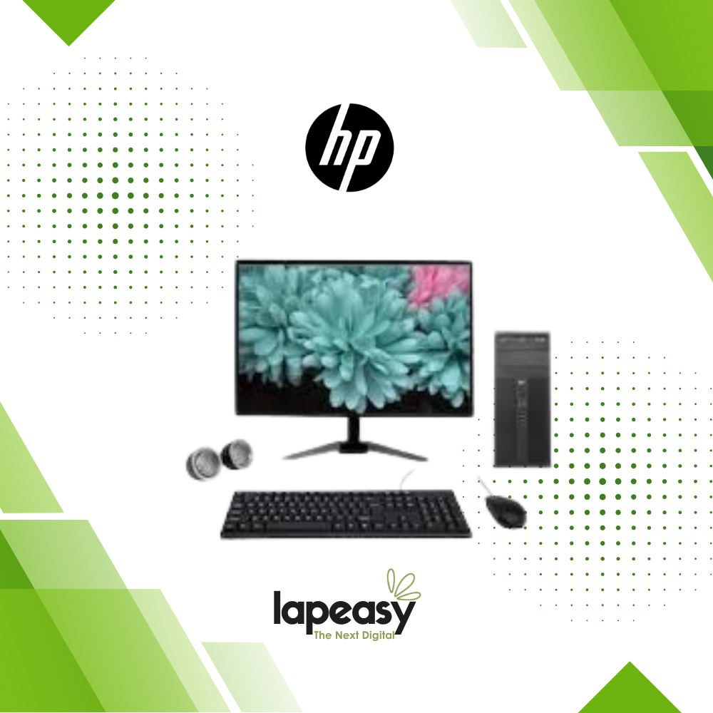 HP Compaq All-in-One Desktop Computer Set | Intel i3-2nd Gen | 19" HD LCD Monitor | Wired KB & Mouse | Speakers| Wi-Fi | Win 10 Pro | Refurbished